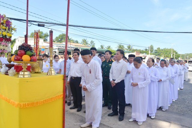 LỄ KHỞI CÔNG XÂY DỰNG ĐIỆN THỜ ĐỨC PHẬT MẪU HỌ ĐẠO CẨM GIANG TỈNH TÂY